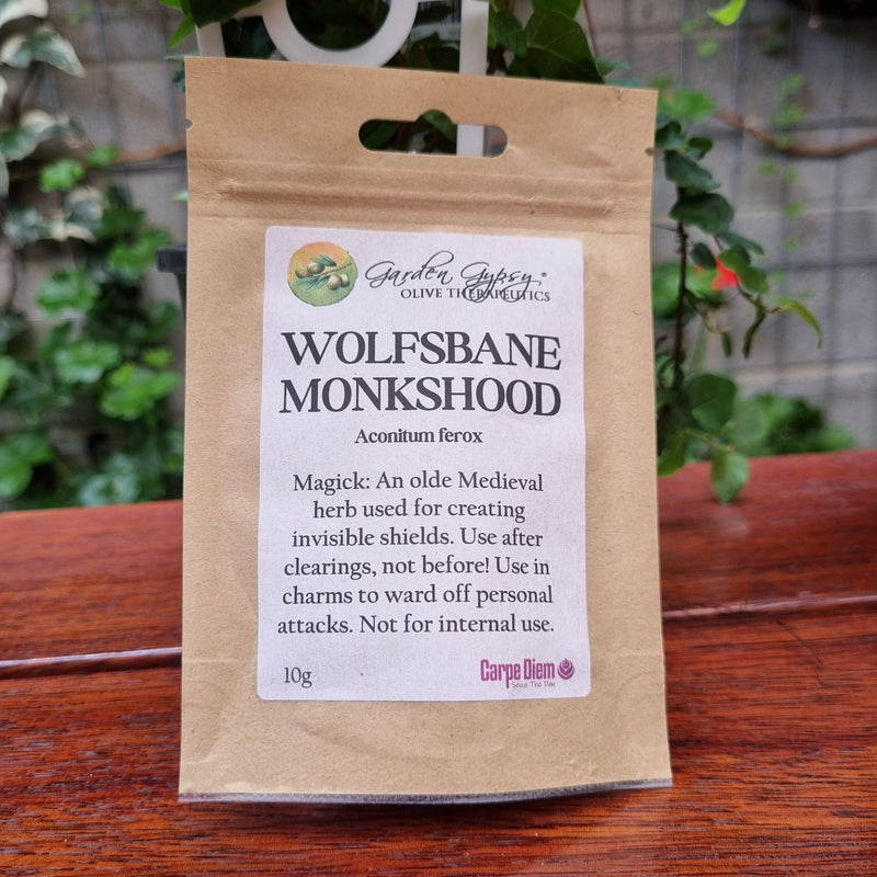 Herb Wolfsbane Monkshood 10g | Carpe Diem With Remi