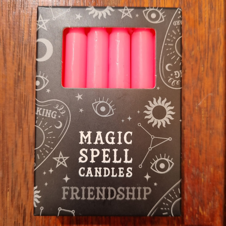 Spell Candles Pink Friendship 12 Pk | Carpe Diem With Remi