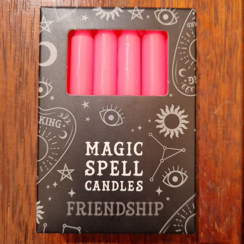 Spell Candles Pink Friendship 12 Pk | Carpe Diem With Remi