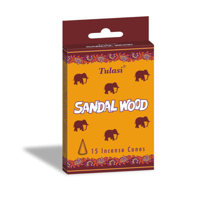 Tulasi Incense Cone Elephant Sandalwood | Carpe Diem With Remi
