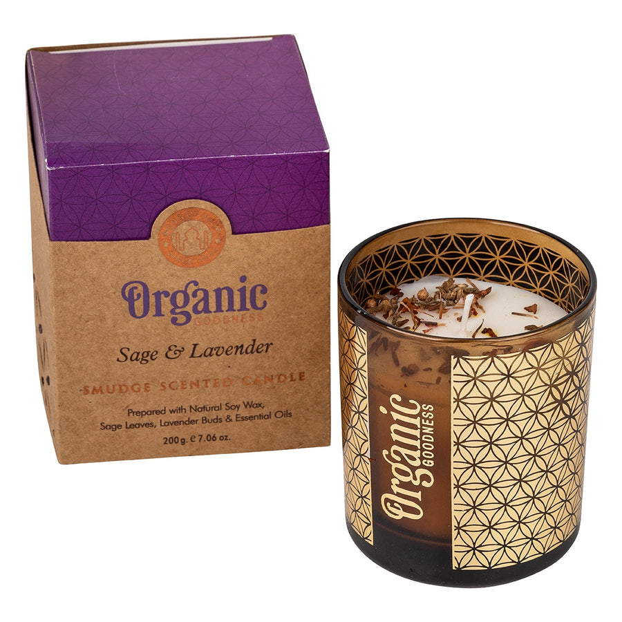 Candle Smudge Organic Goodness Sage and Lavender | Carpe Diem With Remi