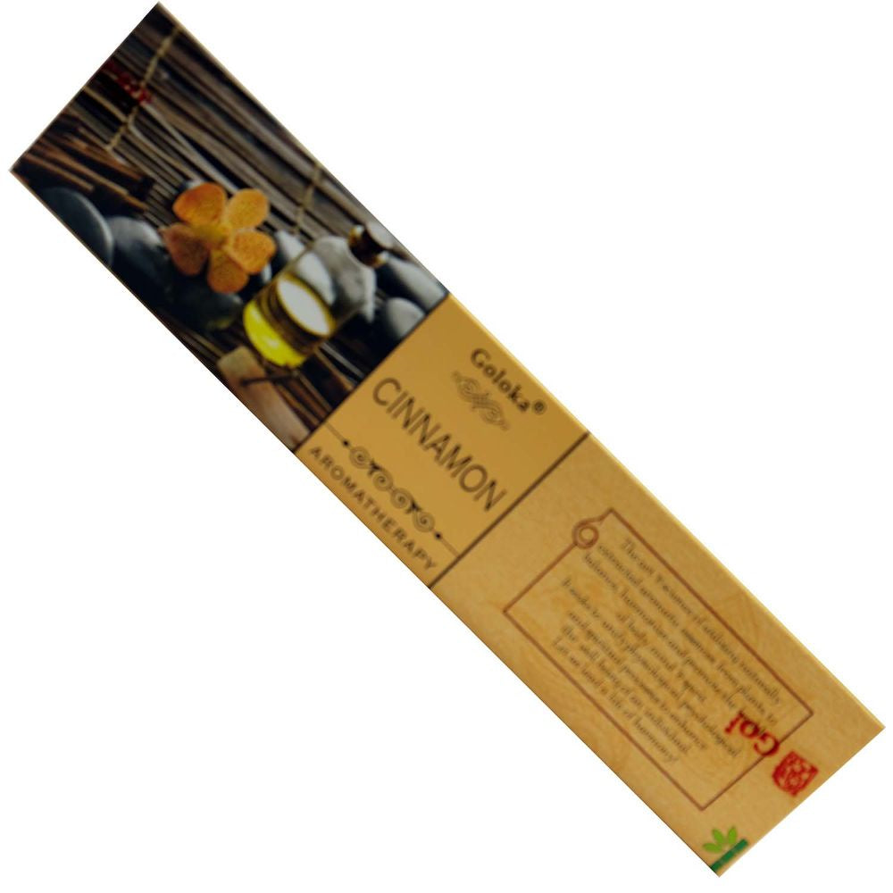 Goloka Aromatherapy Incense 15g Cinnamon | Carpe Diem With Remi