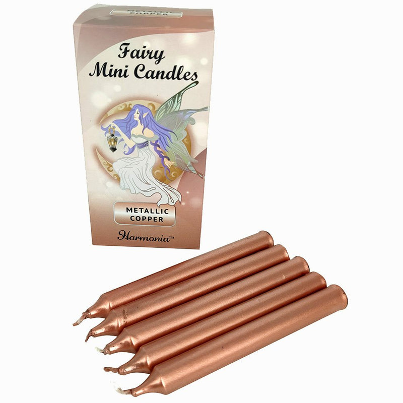 Candles Copper Lacquered Unscented 20 Pack