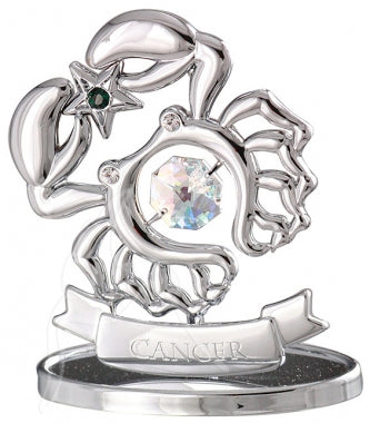 Zodiac Figurine Silver with Crystal Cancer | Carpe Diem With Remi