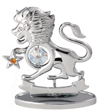 Zodiac Figurine Silver with Crystal Leo | Carpe Diem With Remi