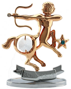 Zodiac Figurine Rose Gold with Crystal Sagittarius | Carpe Diem With Remi