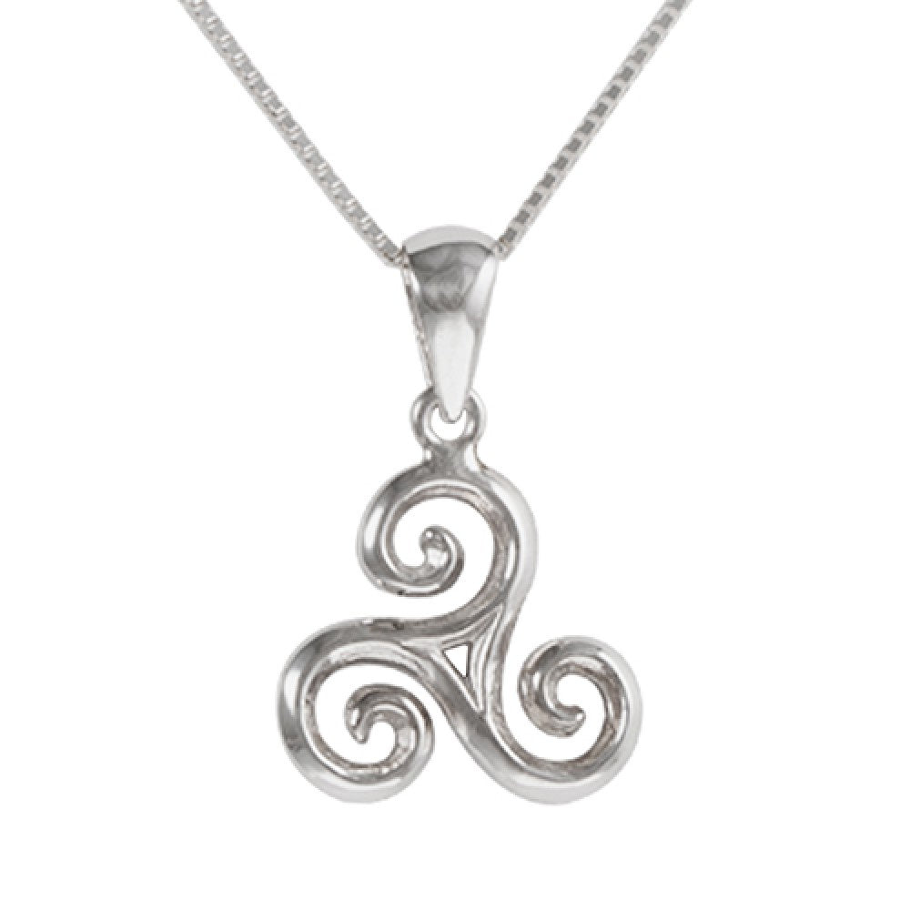 Pendant Tri Spiral Plain | Carpe Diem WIth Remi