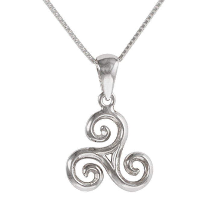 Pendant Tri Spiral Plain | Carpe Diem WIth Remi