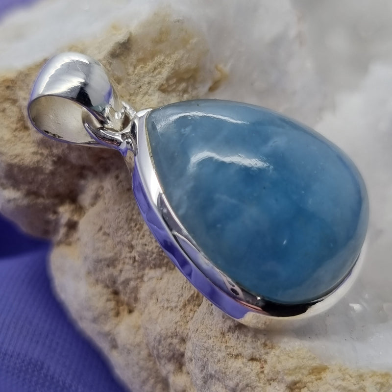 Pendant Aquamarine Teardrop