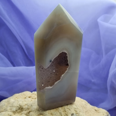 Generator Agate with Druzy Cave Tall | Carpe Diem With Remi