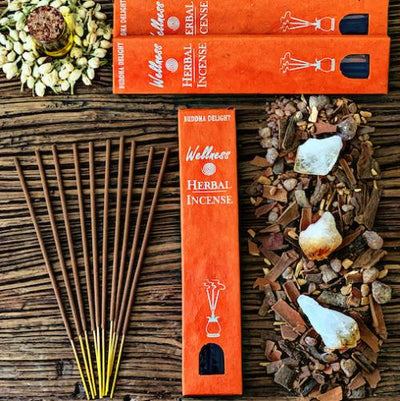 Buddha's Delight Wellness Herbal Incense Hand Rolled 10g | Carpe Diem With Remi