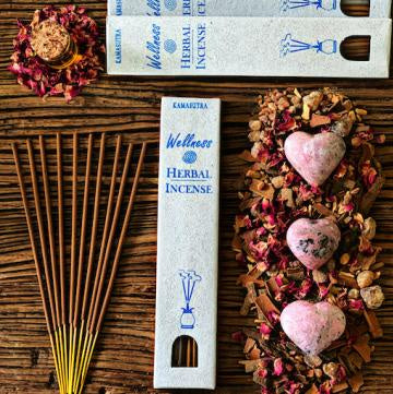 Wellness Herbal Incense Kamasutra Hand Rolled 10g