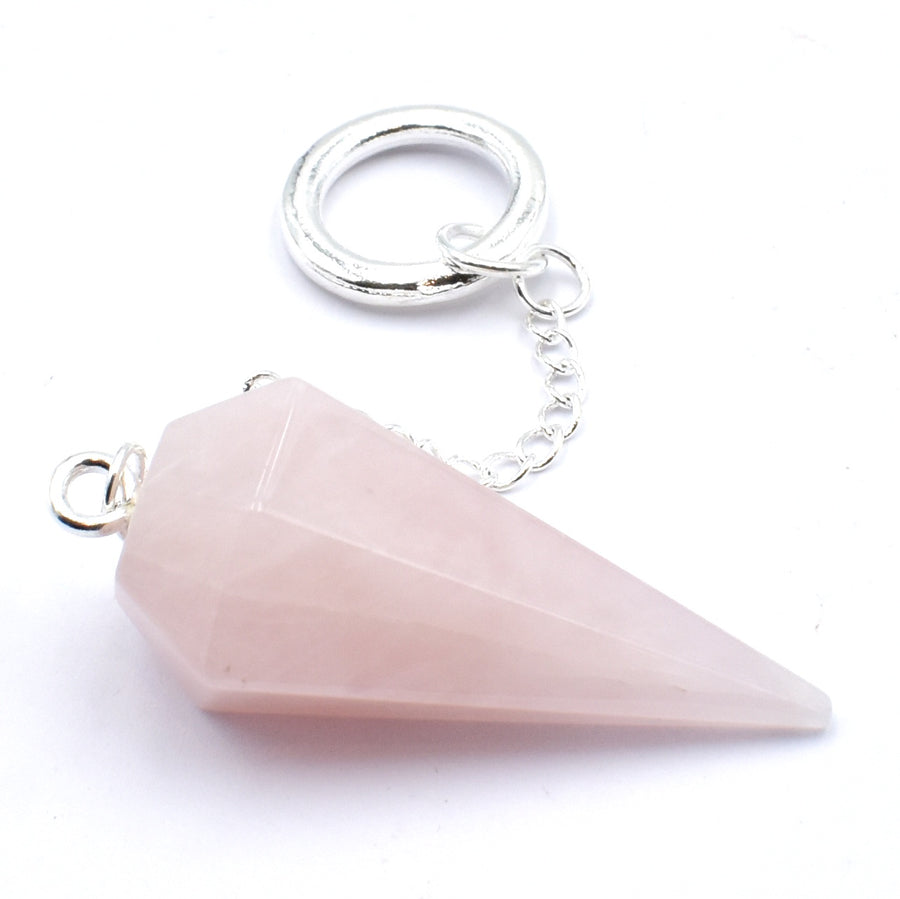 Pendulum Rose Quartz Petite 6 Sided | Carpe Diem With Remi