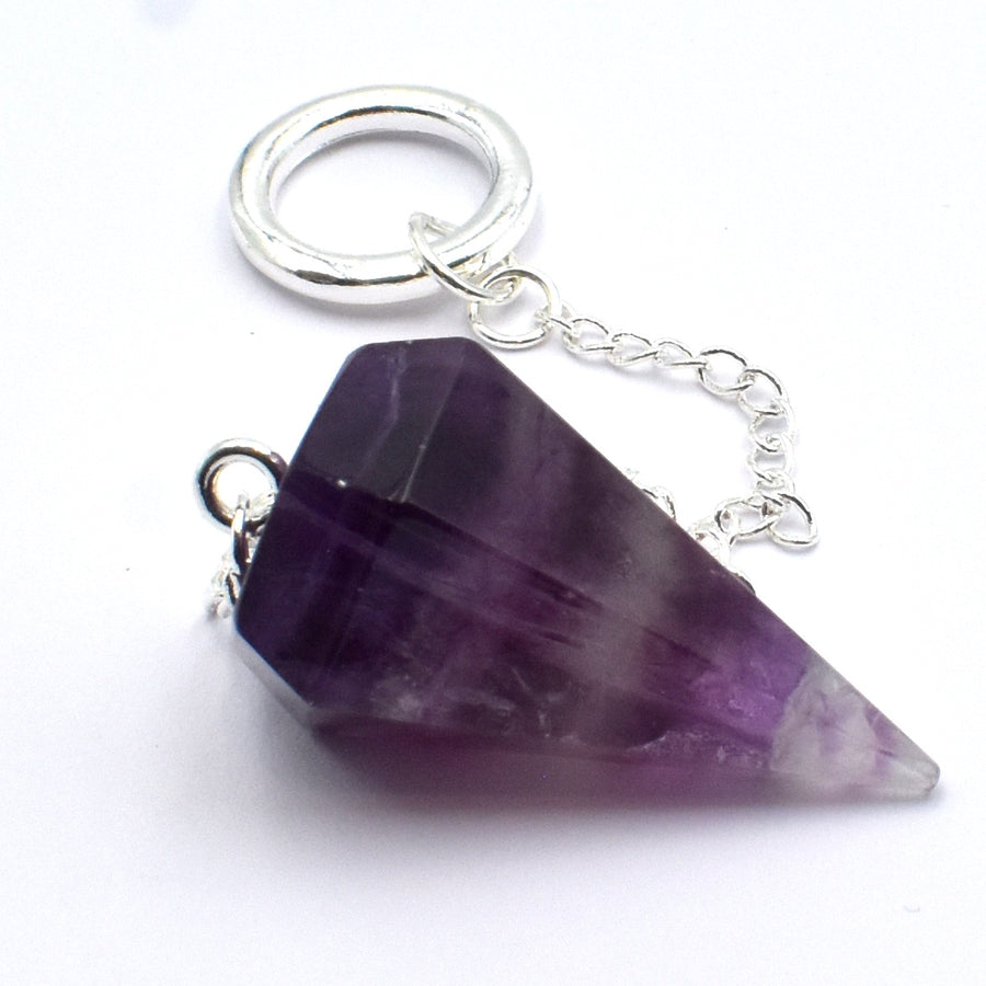 Pendulum Purple Fluorite Six Sided | Carpe Diem With Remi