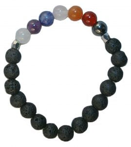 Bracelet Chakra and Lava Beads | Carpe Diem With Remi