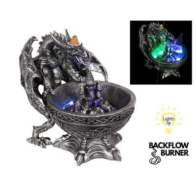 Backflow Burner Antique Silver Dragon | Carpe Diem With Remi