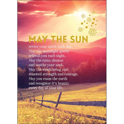 Greeting Card May The Sun | Carpe Diem With Remi