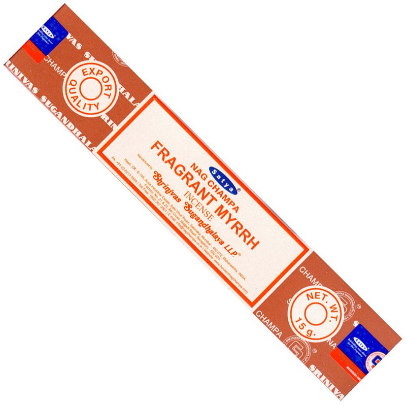 Fragrant Myrrh Satya Incense Sticks 15g | Carpe Diem With Remi