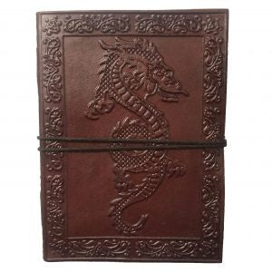 Journal Dragon Embossed Leather Medium | Carpe Diem With Remi