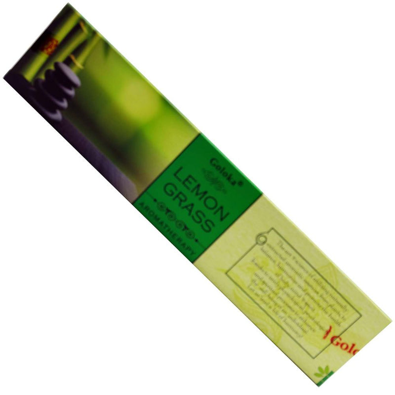 Goloka Aromatherapy Incense 15g Lemongrass | Carpe Diem With Remi