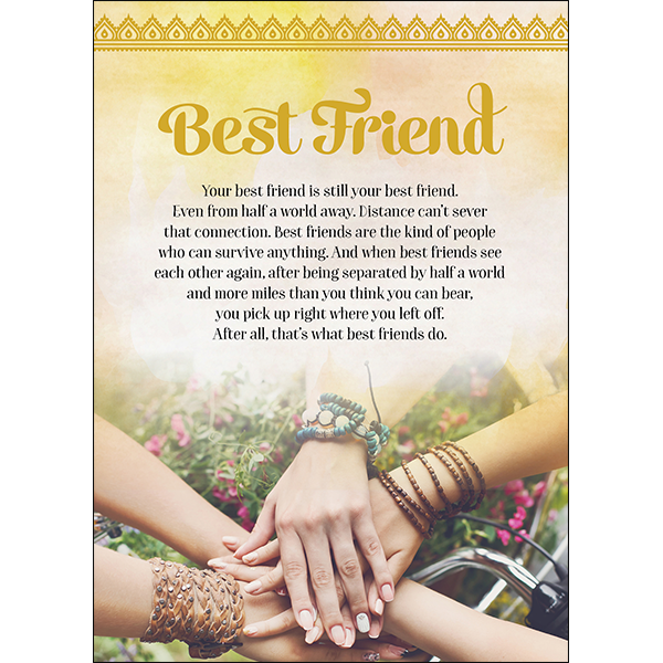Greeting Card Best Friend | Carpe Diem with Remi