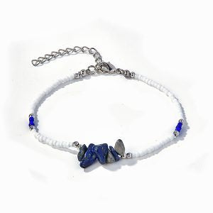 Anklet Sodalite Chip Adjustable