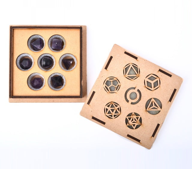 Sacred Geometry Amethyst Boxed Set