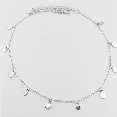 Anklet Discs Sterling Silver | Carpe Diem With Remi