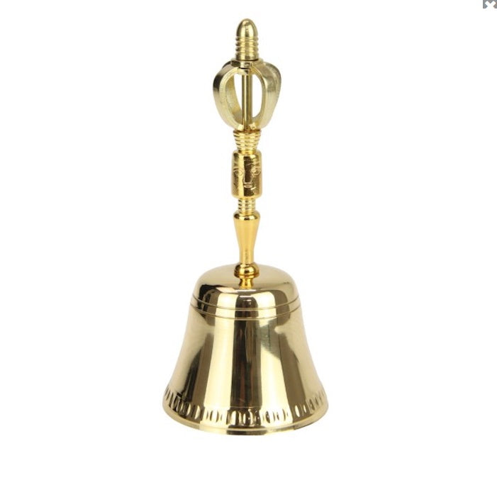 Bell Brass Gold 8 cm