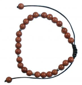 Bead Bracelet Goldstone Beads