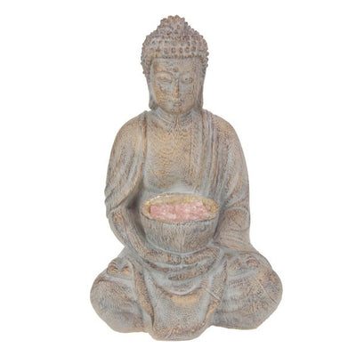 Buddha with Bowl and Quartz Stone Look 38 cm | Carpe Diem With Remi