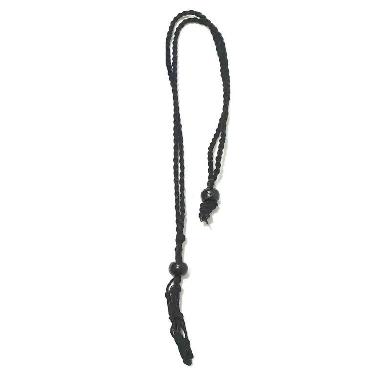 Macrame Crystal Necklace Black 45 cm | Carpe Diem With Remi