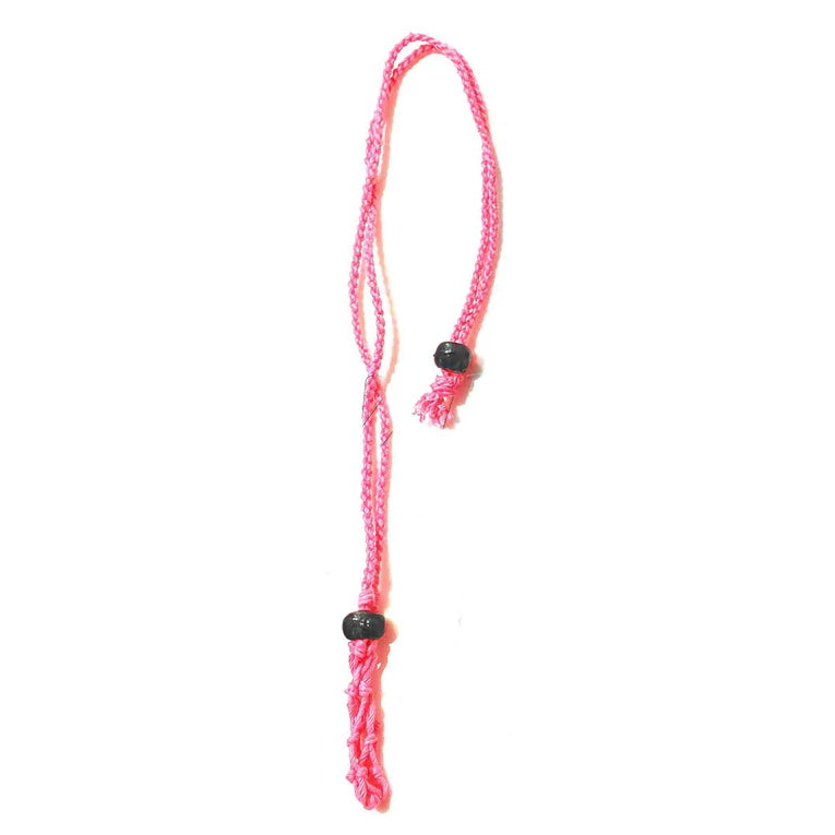 Macrame Crystal Necklace Pink Macrame Short 35 cm | Carpe Diem With Remi