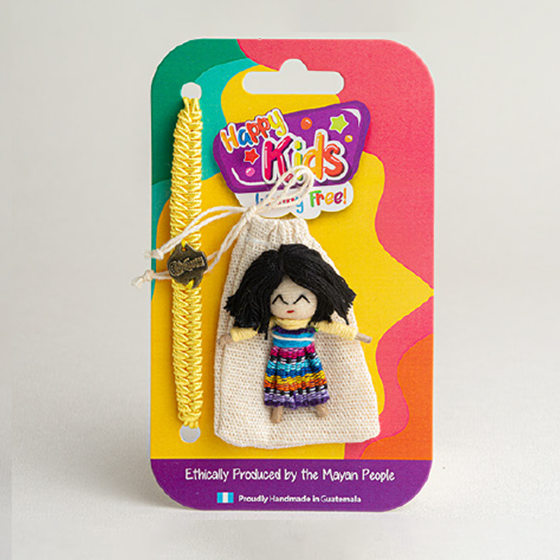 Bracelet Worry Doll Happy Kids | Carpe Diem With Remi