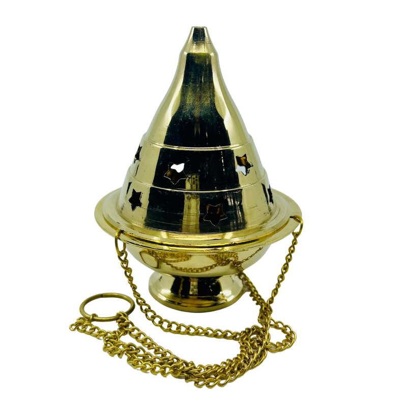 Charcoal Burner Brass Censer Star 12 cm