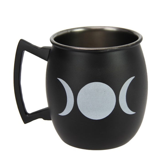 Mug Stainless Steel Wicca Symbols Assorted