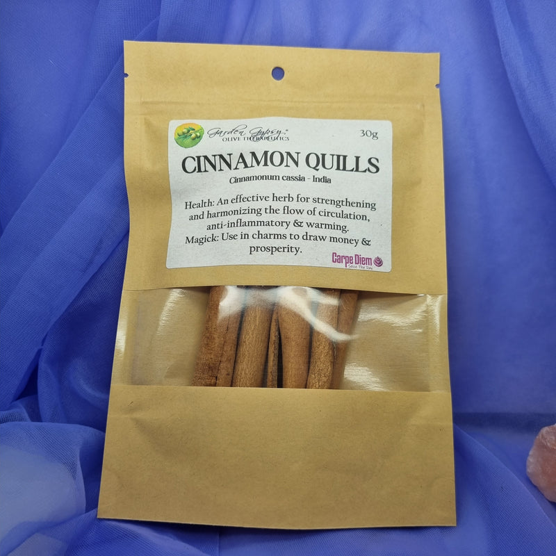 Herb Cinnamon Quills 30g | Carpe Diem With Remi