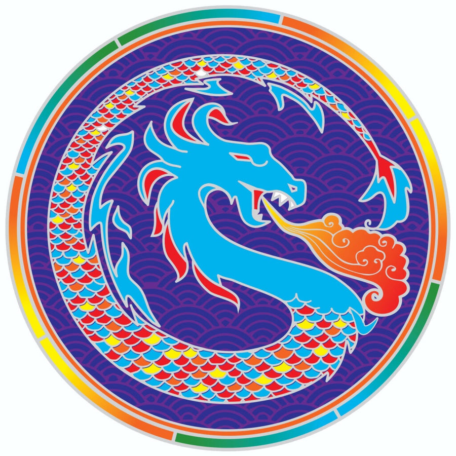 Sunseal Sticker Decal Dragon Breath Mandala | Carpe Diem With Remi