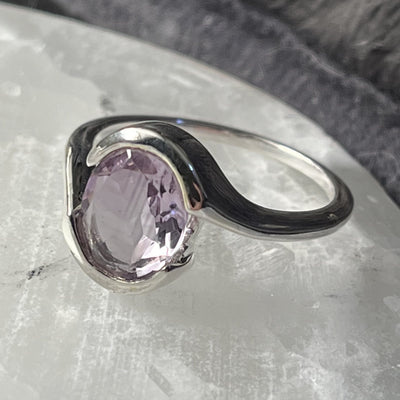 Ring Amethyst Oval Faceted Size 8 | Carpe Diem With Remi