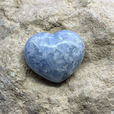 Blue Calcite Heart Mini | Carpe Diem With Remi