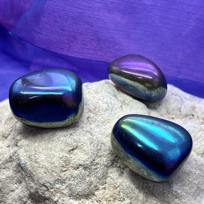 Rainbow Hematite Tumble Stone | Carpe Diem With Remi