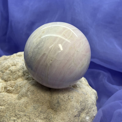 Mangano Calcite Sphere 6.0 cm | Carpe Diem With Remi