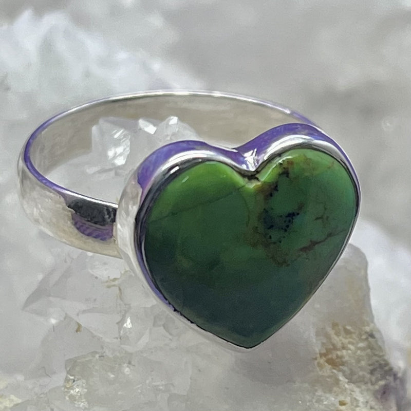 Ring Mohave Turquoise Heart 1.2 cm