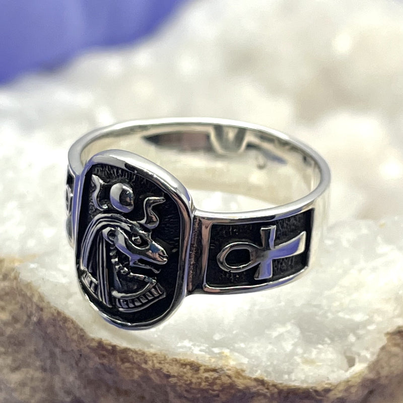 Ring Anubis with Ankh Assorted Sizes