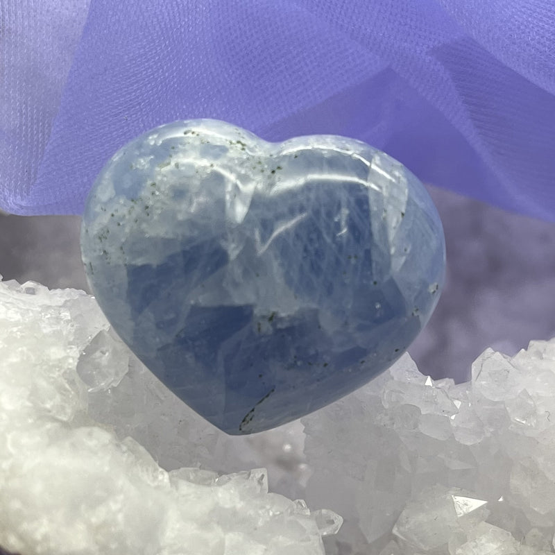 Heart Blue Calcite Mini 3.0 cm