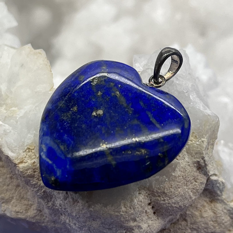 Heart Pendant Lapis Lazuli 3.0 cm