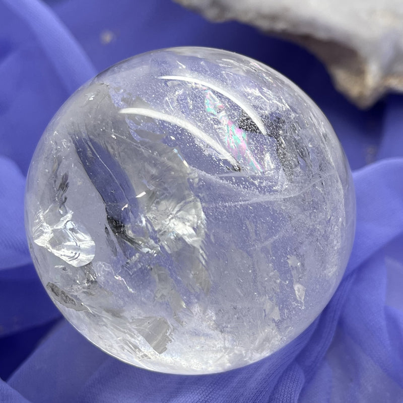 Sphere Clear Quartz 5.70 cm A Grade