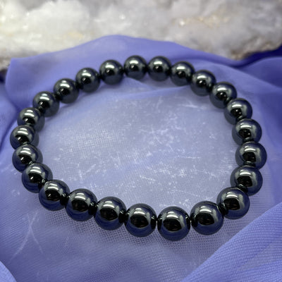 Bracelet Hematite Beads 8mm