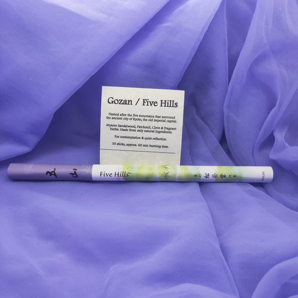 Japanese Traditional Incense Gozan / Five Hills 45 Sticks | Carpe Diem With Remi