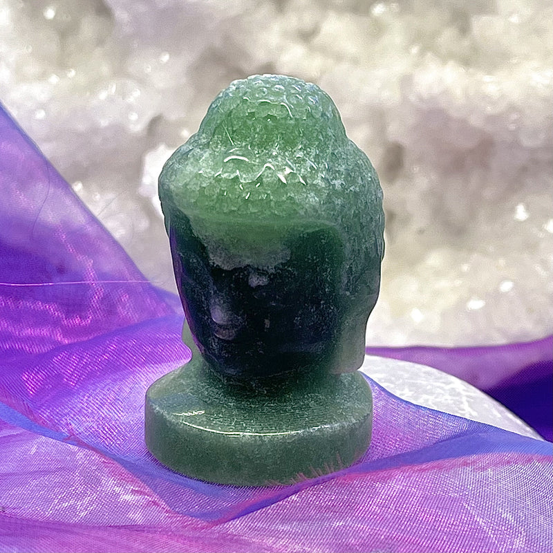 Buddha Head Green Aventurine 5.0 cm